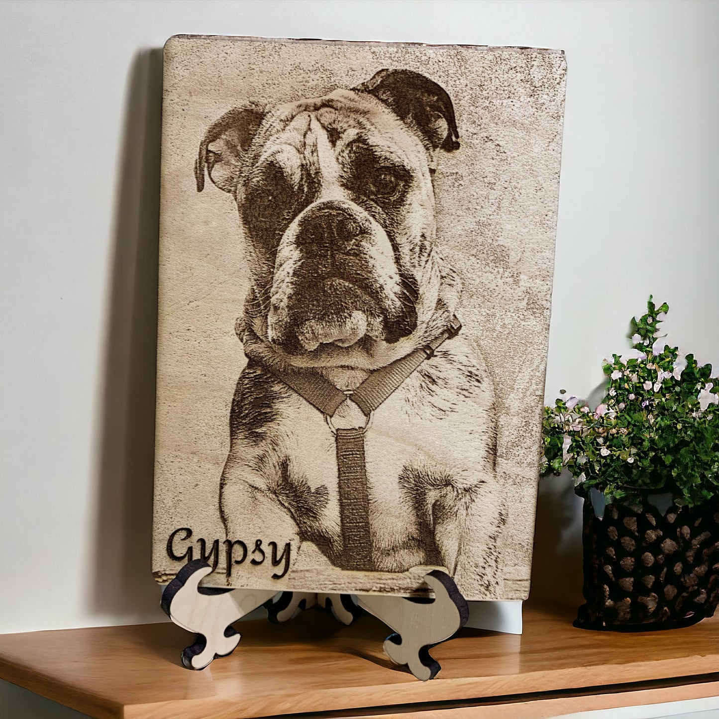 Laser Engraved Photograph 4" X 6" or 5x7